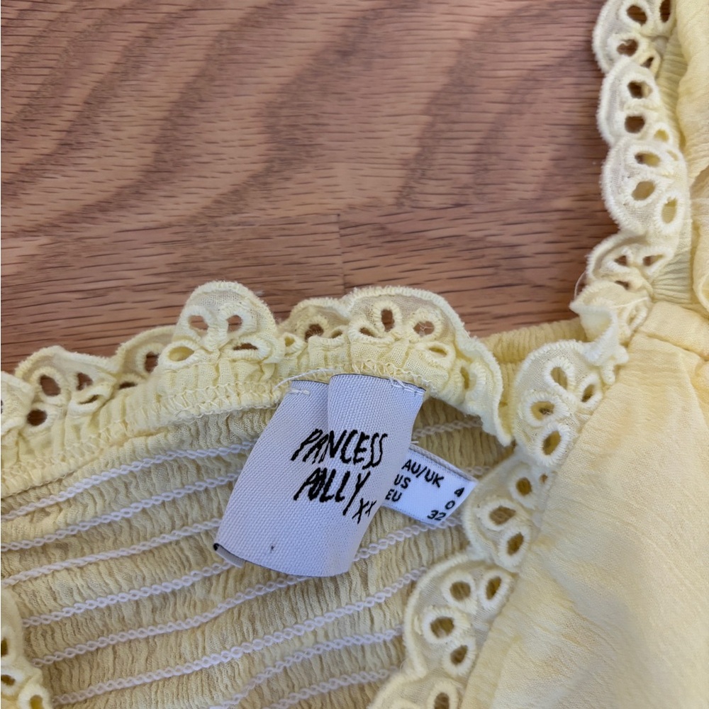 Princess Polly Butter Yellow Tank - Picture 2 of 2